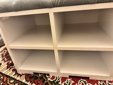 kompozit taxta: Пуфик-стул, Велюровая ткань, цвет - Серый