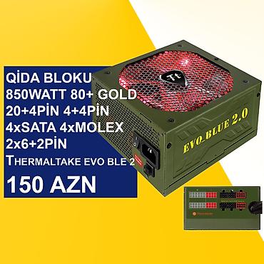 Qida blokları: Qida Blokları ⭐180Watt 80+Bronze 10pin 4pin Huntkey HK280-73PP (Yeni — 3