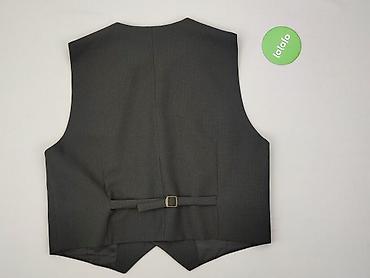 internetowy second hand: Męska kamizelka garniturowa AUG SACK - Kolor: ciemnoszary/ antracyt z — 3