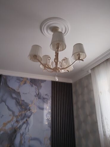 Güzgülər: Çılçıraq, 5 lampa, Metal