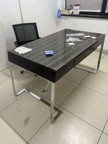 Офисные столы: Офисный стол, Нерегулируемый, Прямоугольный, ЛДСП — 2