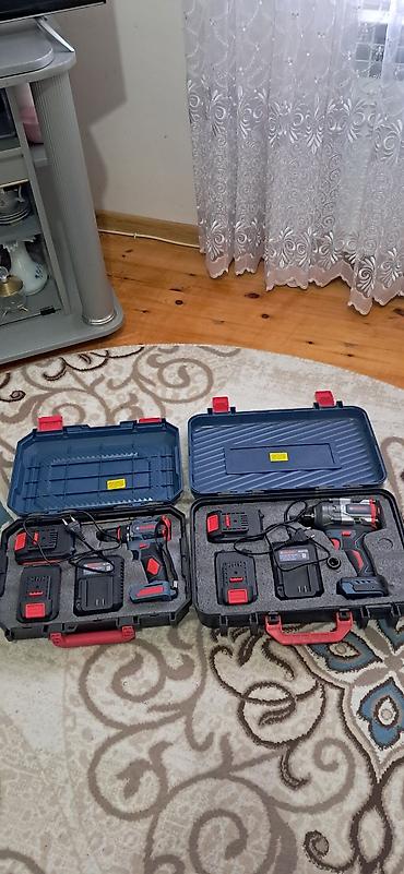 drel dəst: Bolewei 20V akkumulyatorlu alət dəsti - 2 alət: akkumulyatorlu zəbti — 3