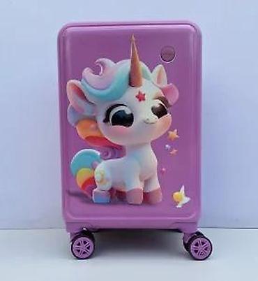 Rančevi, torbe i koferi: Dečji koferi – set 2 komada, motiv jednoroga - Tvrda školjka u — 10