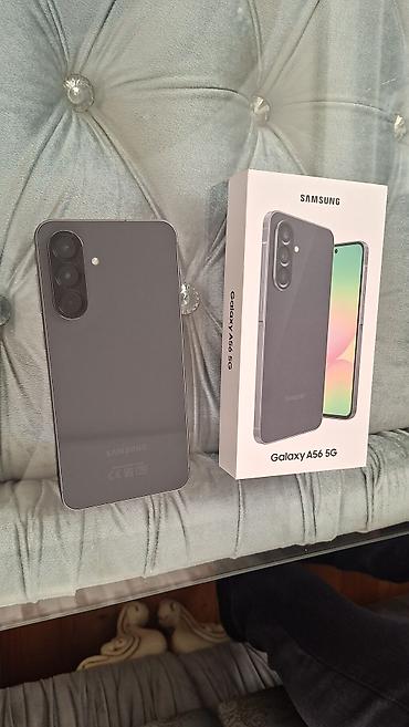 ip 15 pro: Samsung Galaxy A56 5G, 128 GB, rəng - Qara, Sənədlərlə — 3