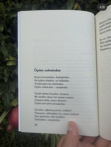 dini suvenir: Məhsul: “Öpüm nəfəsindən” – şeir kitabı Müəllif: Şöhrət Məmmədov — 2
