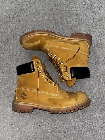 Ботинки: Мужские ботинки, 44, 43, Timberland, Б/у, цвет - Желтый, Бесплатная доставка, Платная доставка, Самовывоз — 2