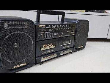 ремонт могнитол: Sharp x bass wf a60 магнитофон Двухкасетный, рабочий магнитофон В