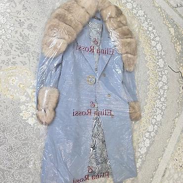 Пальто: Женское пальто loreta - Цвет: небесно-голубой - Крой: классическое — 2
