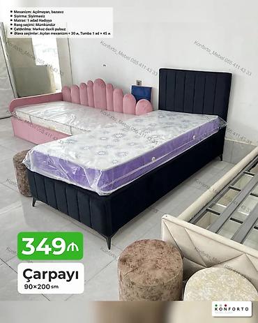 turhan matras: Çarpayı – 90×200 sm - Model: Bazasız, açılmayan mexanizm - Sıyırma — 1