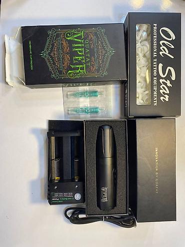 vape yagi: Peşəkar tattoo avadanlığı dəsti Məhsul tərkibi: - QUATAT Viper simsiz — 1