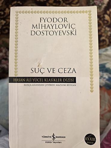 Satılır: “Suç ve Ceza” – Fyodor Mihayloviç Dostoyevski - Dil: Türkçə