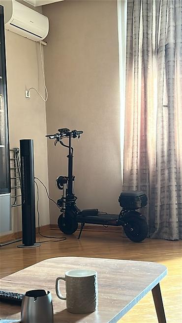 irsad telecom velosiped: Elektrik skuter – off-road təkərlər və güclü işıqlandırma ilə - — 6
