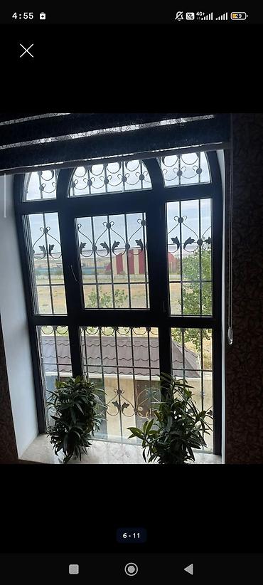 Həyət evləri və villaların satışı: İki mərtəbəli həyət evi - Ümumi plan: daş hasarlı həyət, geniş — 6