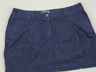 spódniczka jeansowe z przetarciami: Spódnica, L, stan - Dobry