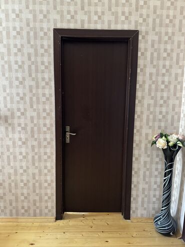 laminat qapilar: МДФ Межкомнтаная дверь 80х200 см, Б/у, Без гарантии, Платная установка