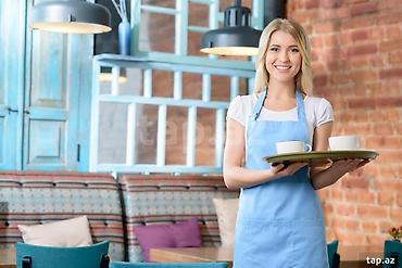 Ofisiant tələb olunur, Fast food, Gündəlik ödəniş, 18-29 yaş, 1 ildən az təcrübə