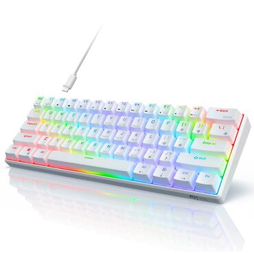 Flash kartlar: Royal Kludge (RK61) Mechanical Keyboard - Blue Switches