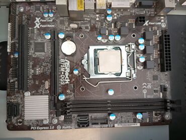 ноутбук hp i5: Материнская плата, Б/у, ASRock, LGA1155, Для ПК