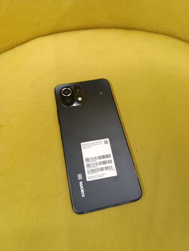бу телефон: Xiaomi, Mi 11 Lite, Б/у, 128 ГБ, цвет - Черный, 2 SIM