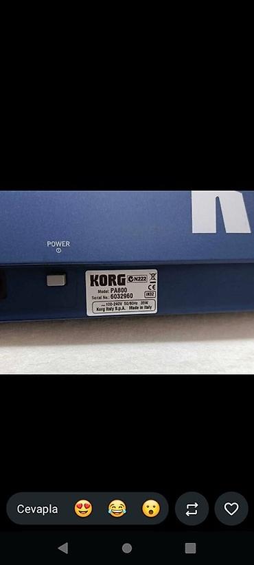 velo rama: Korg PA800 603 seri 256 RAM LED EKRAN HEÇ BİR PURABLEMİ YOXDUR barter — 4