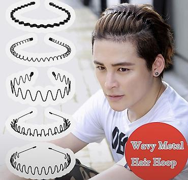 baş: Məhsul: Dalğalı metal saç çərçivəsi (Wavy Metal Hair Hoop) abadok — 2