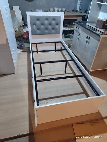 Односпальные кровати: Односпальная кровать, Новый, С матрасом, длина - 2 см — 8