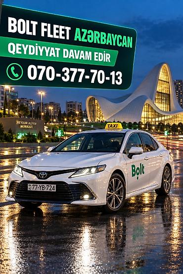 Taksi sürücüsü tələb olunur, Şəxsi nəqliyyat vasitəsi ilə, Gündəlik ödəniş
