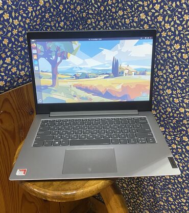 безрамочный монитор: Ноутбук, Lenovo, 4 ГБ ОЗУ, AMD A6, 14 ", Б/у, Для несложных задач