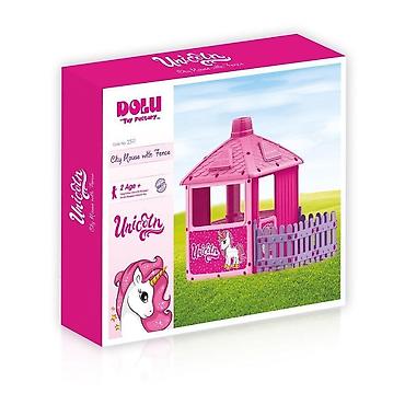 kopp dimmer: DOLU KUĆICA 025111 – Šarena dečija kućica sa ogradom (Unicorn motiv) — 2