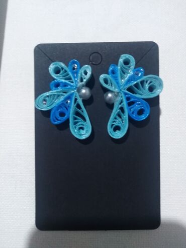 Minđuše: Pirsing, Handmade, Materijal: Epoksi smola — 20