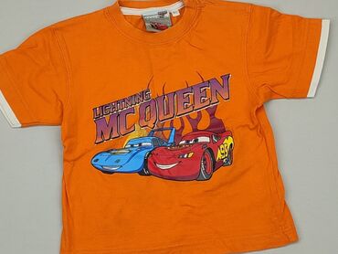 koszulka pomarańczowa: Koszulka, Disney, 1.5-2 lat, 86-92 cm, stan - Bardzo dobry