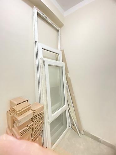nar paketi: PVC pəncərə və üst transom dəsti - Material: ağ PVC/profil (üzərində — 1