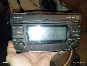 radio usb bluetooth: Hyundai orijinal avtomobil maqnitolası (head unit) - Marka: Hyundai - — 1