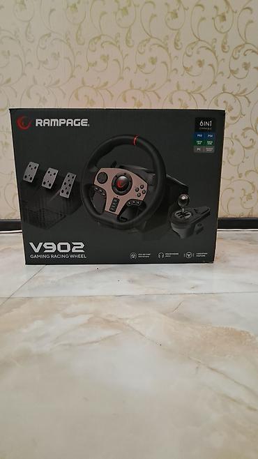 xbox one fat: Rampage V902 Gaming Racing Wheel – tam dəst simulyator sükan sistemi — 3