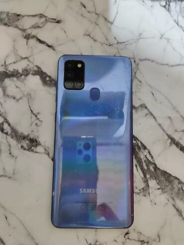 samsung galaxy j2 2018 ekran qiymeti: Samsung Galaxy A21S, 64 GB, rəng - Göy, Barmaq izi, İki sim kartlı, Face ID