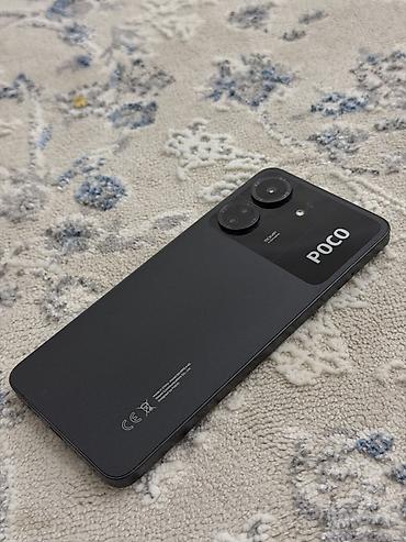 Техника и электроника: Poco C65, Б/у, 128 ГБ, цвет - Черный — 1