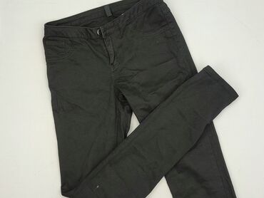 Vila, Material trousers for women, size M (EU 38)