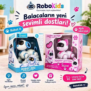 saxta baba maskasi: Uşaqlar üçün gözəl hədiyyə! Uşaqlarınız üçün ağıllı robot it və pişik — 1