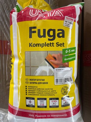 пенаблок уста: 5 кг. Универсальная затирка для швов Usta Fuga Komplett Set белого