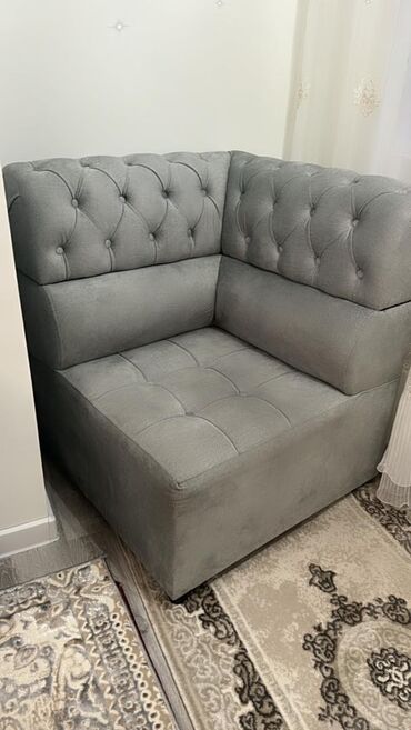 диван на продажу: Угловой диван, цвет - Голубой, Новый