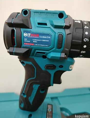 Ostali akumulatorski alati: Set aku alata 3u1 HITMAN brusalica,srafilica,odvijac Brusilica 62V — 3