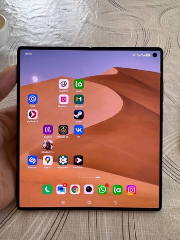z fold 3: Vivo X Fold, Колдонулган, 256 ГБ, түсү - Кара, 2 SIM