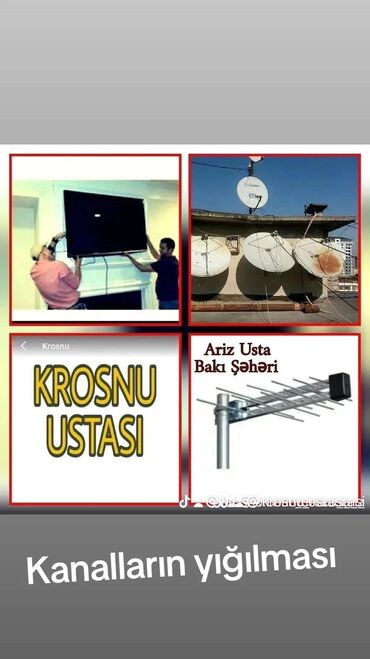 tv üçün kranşteyn: Krosnu ustası Kanalların yığılması Televizor ustası Televizorların