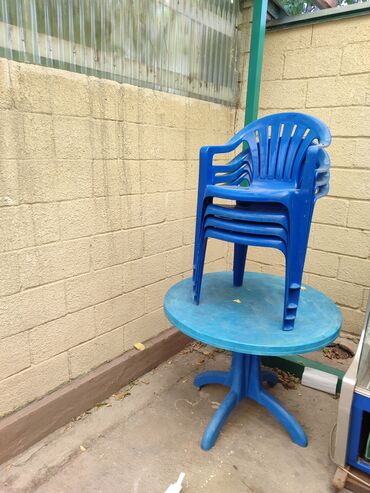 кухоный мебель: Садовый стул Пластик