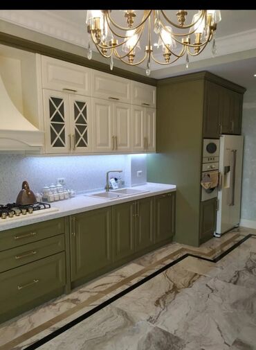 Sifarişlə mətbəx mebeli: Sifarişlə mətbəx dəsti, MDF — 26