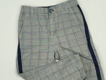 spodnie w kratę dla chłopca: Material trousers, So cute, 1.5-2 years, 92, condition - Very good