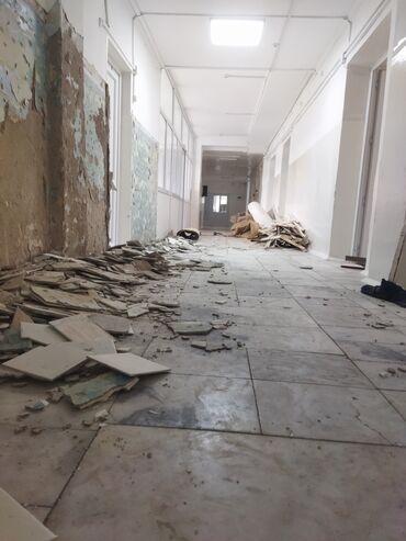 Демонтажные работы: Снос стен | Снос перегородки | Зачистка от старых обоев, Сбивка старой штукатурки, Снятие извести | Демонтаж линолеума, Демонтаж старого лага, Демонтаж плинтуса | Крыша из шифера, Металлочерепичная кровля, Мягкая кровля Больше 6 лет опыта — 13