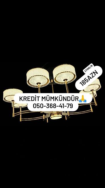 yolka isiqlari qiyməti: Çılçıraq, 8 lampa, Metal — 1