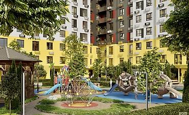 Продажа квартир: 2 комнаты, 65 м², АЮ Гранд Элитка, 6 этаж, ПСО (под самоотделку) — 5