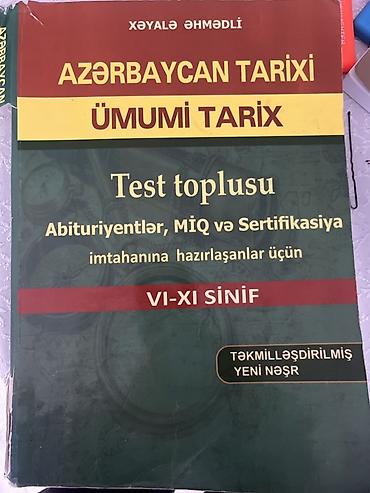 Testlər: Məhsul: “Azərbaycan Tarixi – Ümumi Tarix” Test Toplusu (VI–XI sinif) — 1